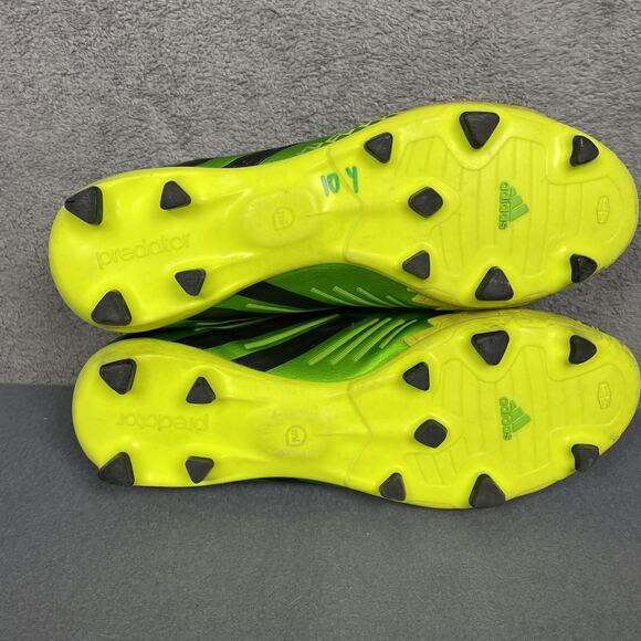 Adidas Predator Absolion Soccer Shoes Mens Size 11.5 Green Yellow FG Cleats - Picture 12 of 16